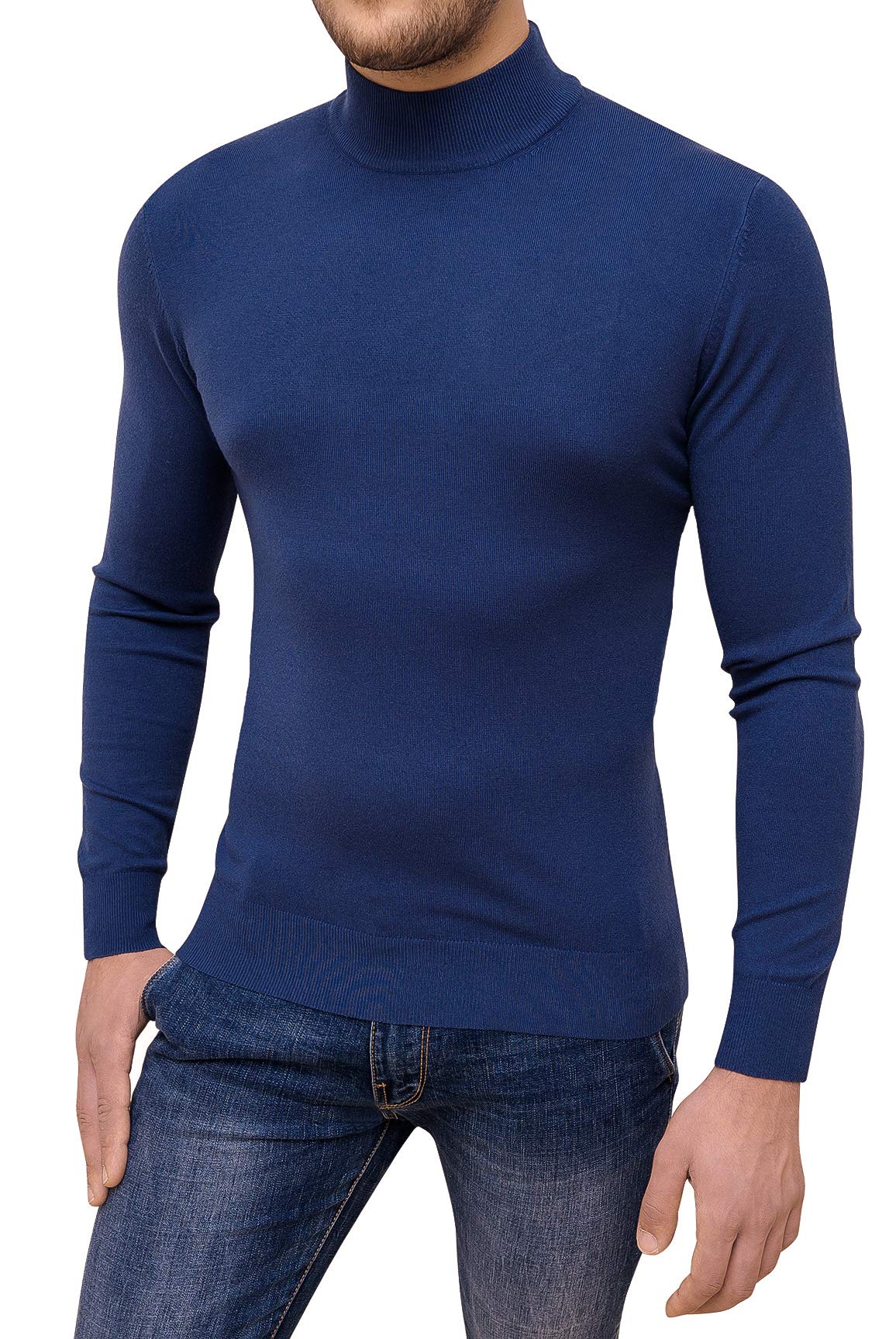 Evoga Maglioncino Golf Uomo Casual Lupetto Invernale
