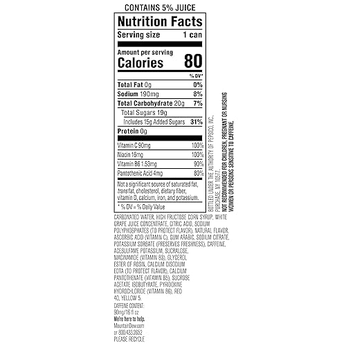 Miniatura 10 de Mountain Dew Kickstart bebida