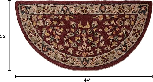 Miniatura 3 de Uniflame Endless Summer R-2000 - Alfombra de 44 pulgadas acabado rojobeige protege el suelo del calor las ascuas y las chispas