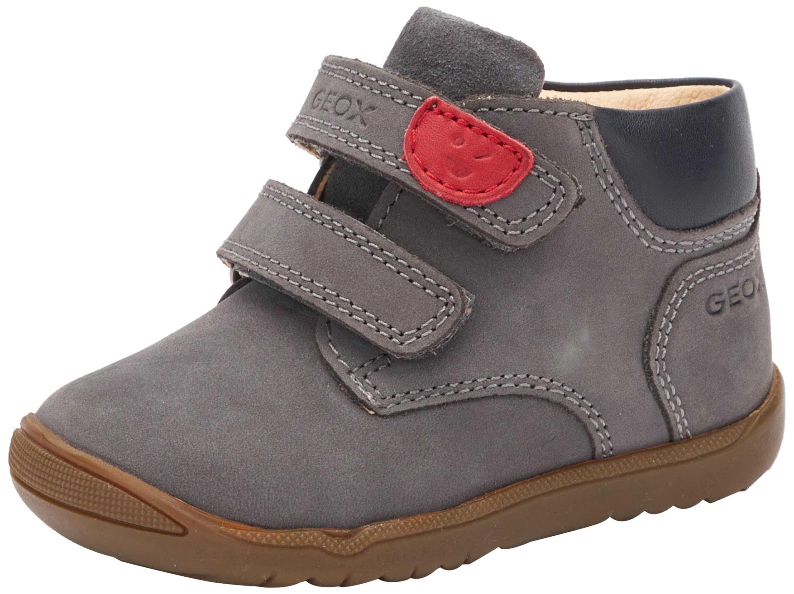 Geox Baby B Macchia Boy C Sneaker, Charcoal, 3.5 UK Child