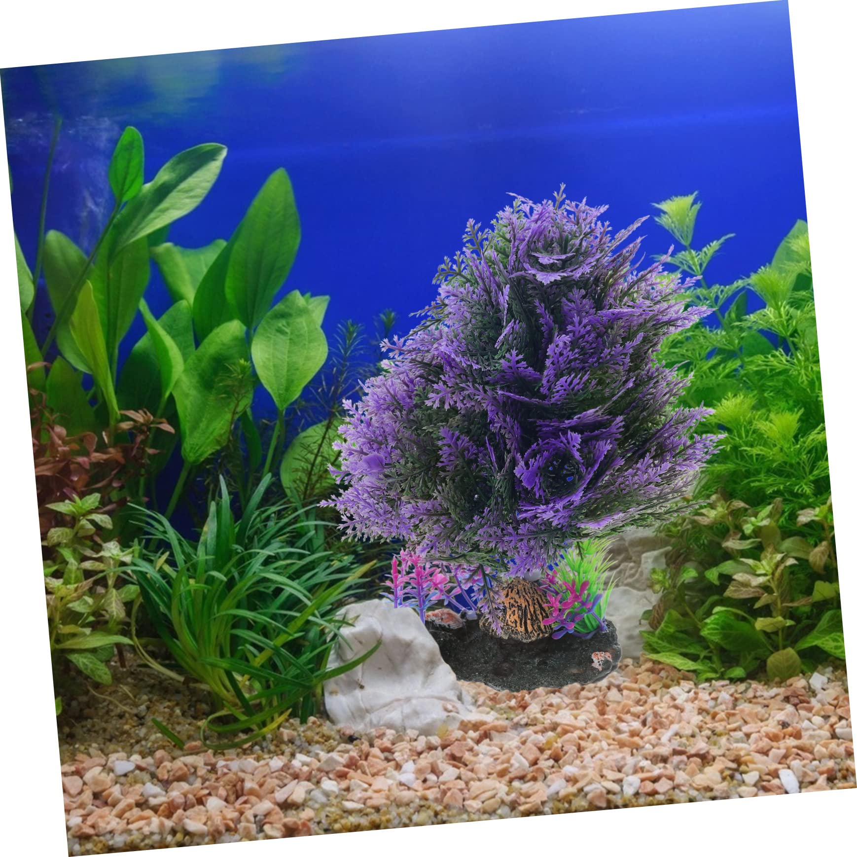 POPETPOP 3stücke Künstliche Wasserpflanzen Für Aquarien Dekorative Pflanzen Fischkästen Und Terrarien Lebensechte Gestaltung Für Natürliche