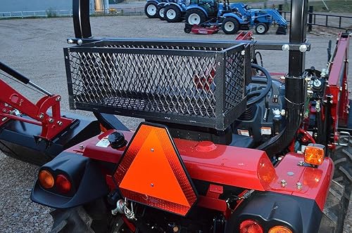 Miniatura 4 de Great Day TT400 - Bandeja de herramientas de tractor de ajuste universal de 24 x 10 x 10 pulgadas, color negro + cuchillo plegable de bolsillo