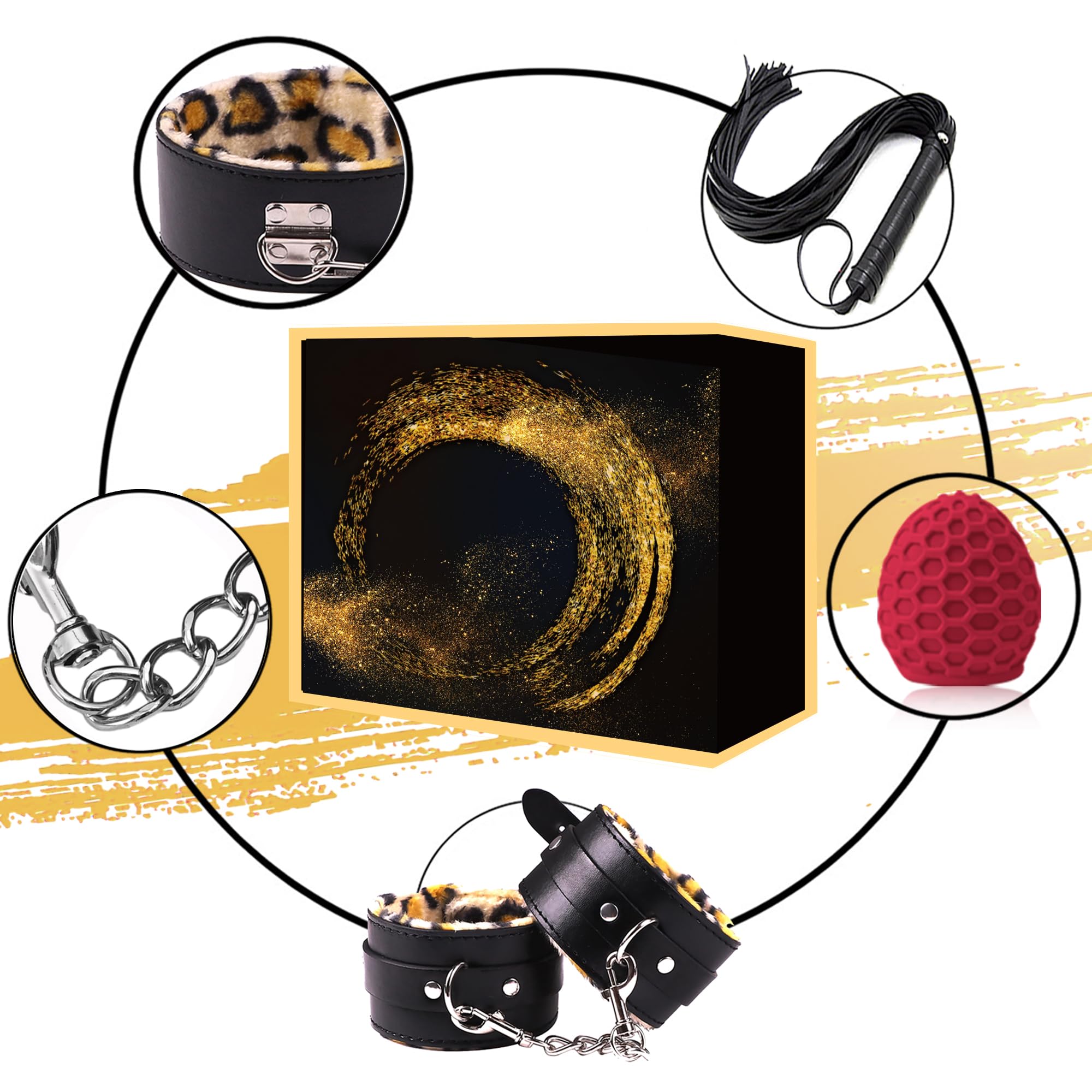 30pcs BDSM Kit Bondaged kit Adult,Sex Toy kit for Adult Toys,Restraint Set for Sex Accessories BSDM Toys for Couples,Sex Things for Couples Kinky,Sex Toy Set Sex Kits Sexual Pleasure Tools for Women