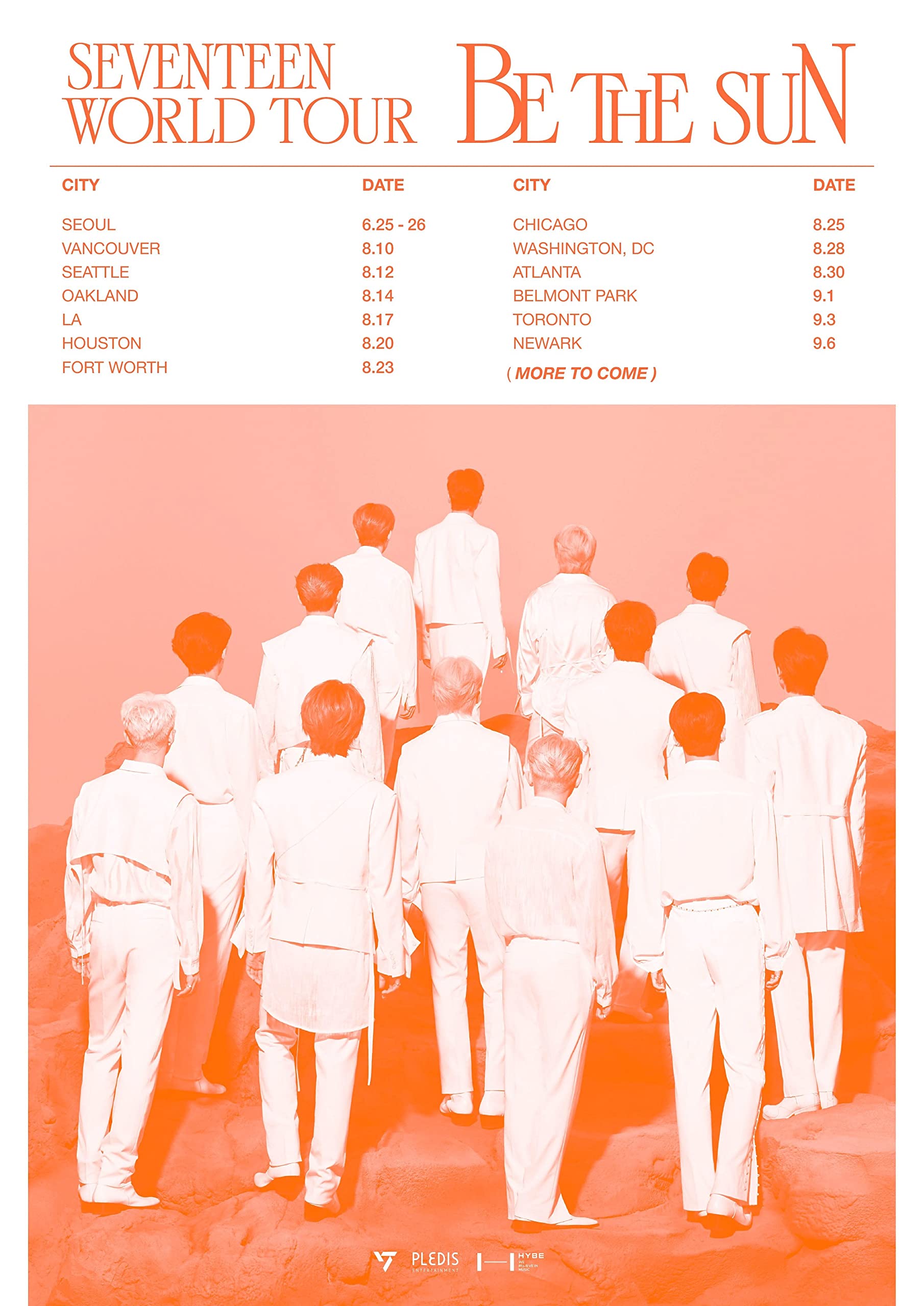 SEVENTEEN BE THE SUN POSTER BOOK ポスターブック Amazon.com: Póster de concierto Be The Sun Tour 2022 (Seventeen