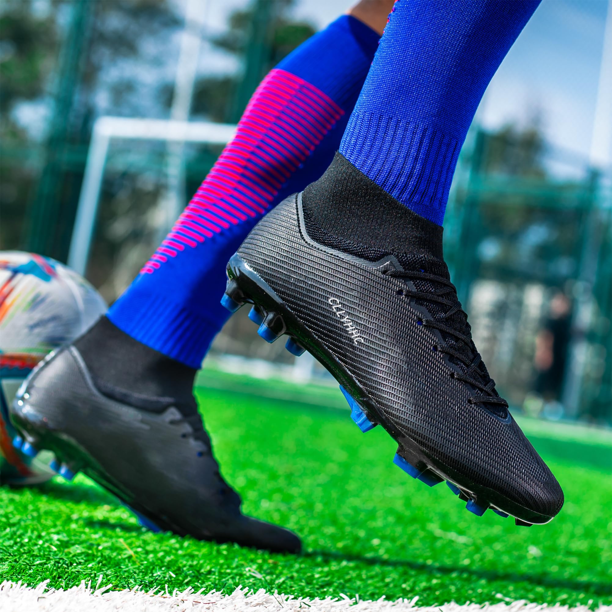 Men's Soccer Cleats Womens Indoor Shoes Unisex Baseball Turf Shoe Youth Rugby Adult Football Boots Wide AG FG TF Training Sneaker