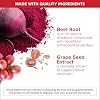 Qunol 3-en-1 Cápsulas de Raíz de Remolacha con CoQ10, Apoyo para la Presión Arterial, 60 unidades | Apoya la Circulación Sanguínea Saludable y la Energía Saludable del Corazón, de la Marca #1 de CoQ10, Vegetariano, Cápsulas sin Colorantes Sintéticos, 60 unidades (Paquete de 1) 5