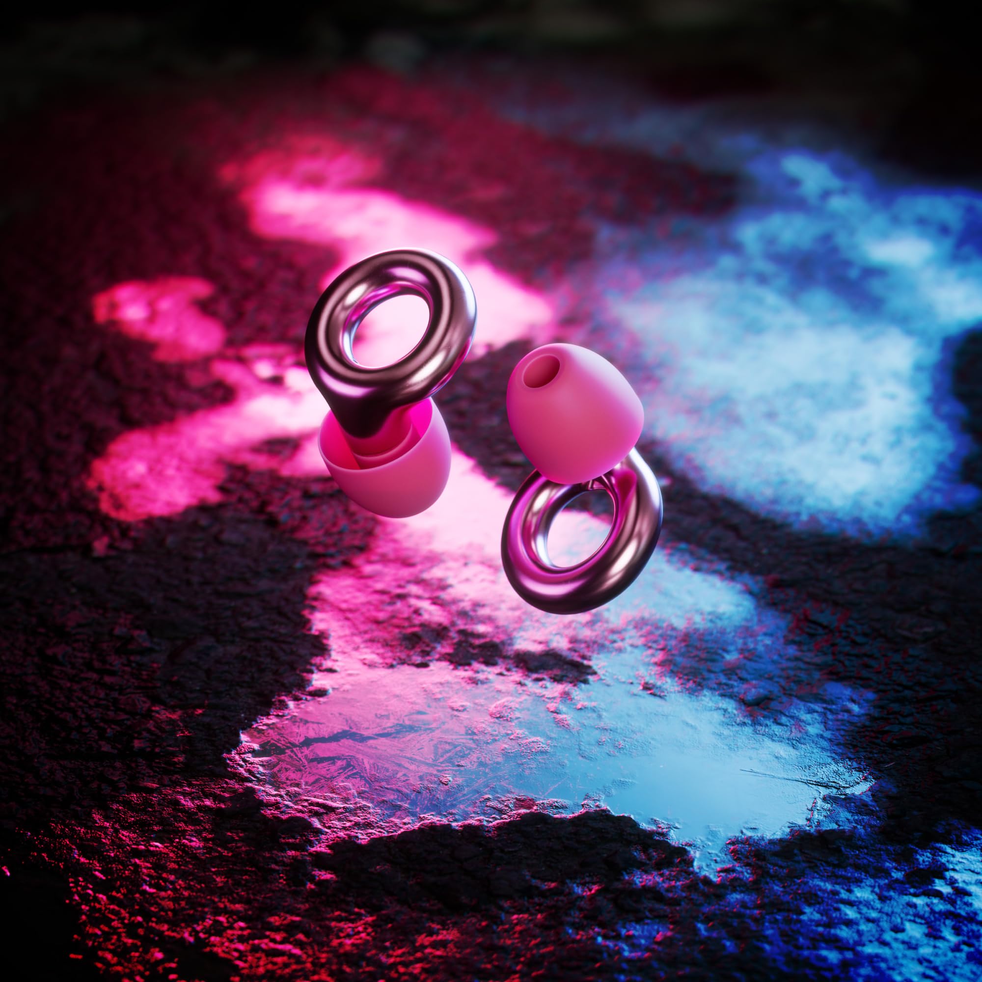 Loop Experience Equinox Tapones para los oídos, reutilizables, de alta fidelidad, protección auditiva colorida, para música y eventos, enfoque y sensibilidad al ruido, ajuste personalizable, reducción