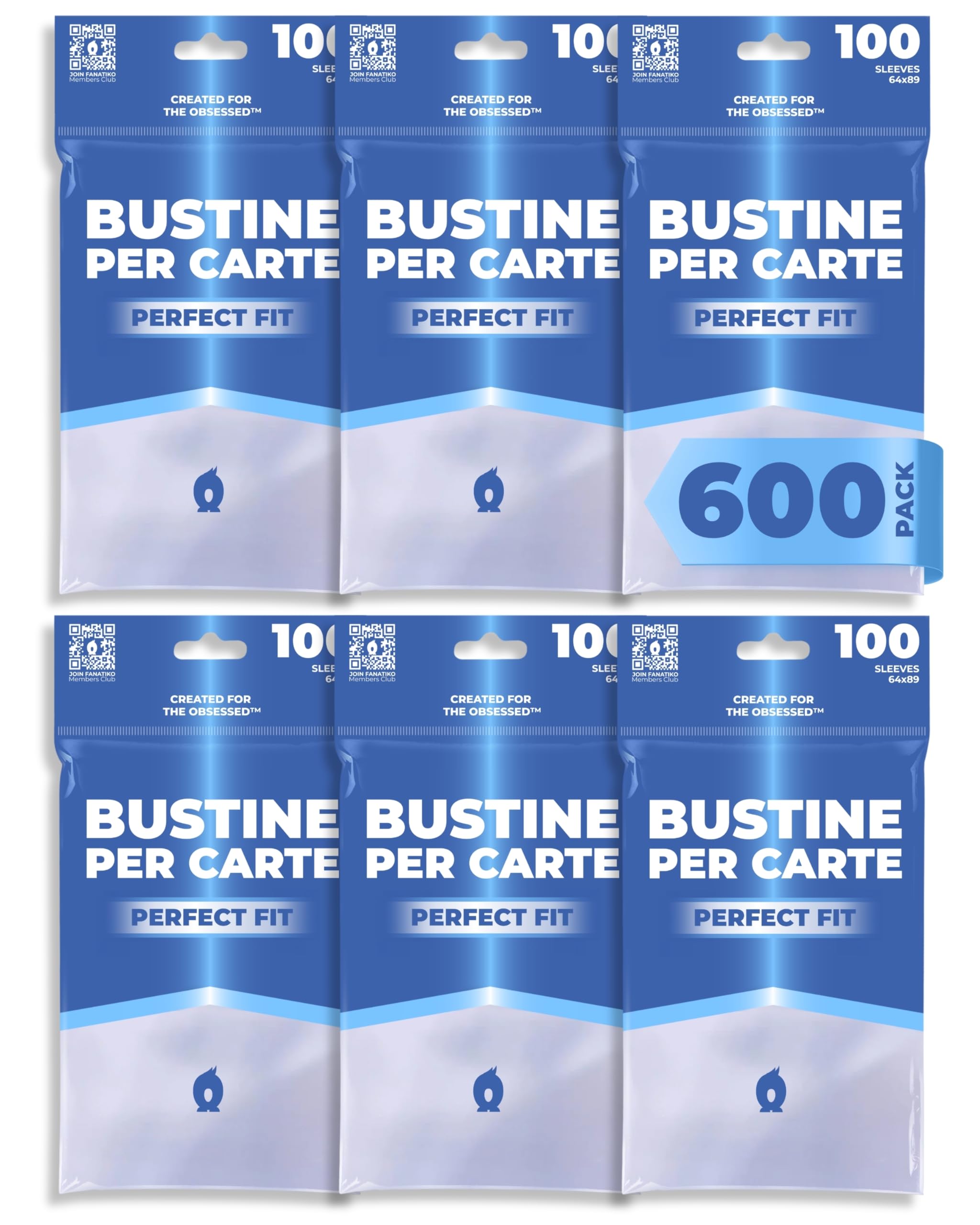 Perfect Size Sleeves Pokemon 600 pz 64x89 mm | Sleeves Magic | Bustine Pokemon Protettive Trasparenti Senza Acido | Bustine Carte Compatibili Yu-Gi-Oh, One Piece e TCG