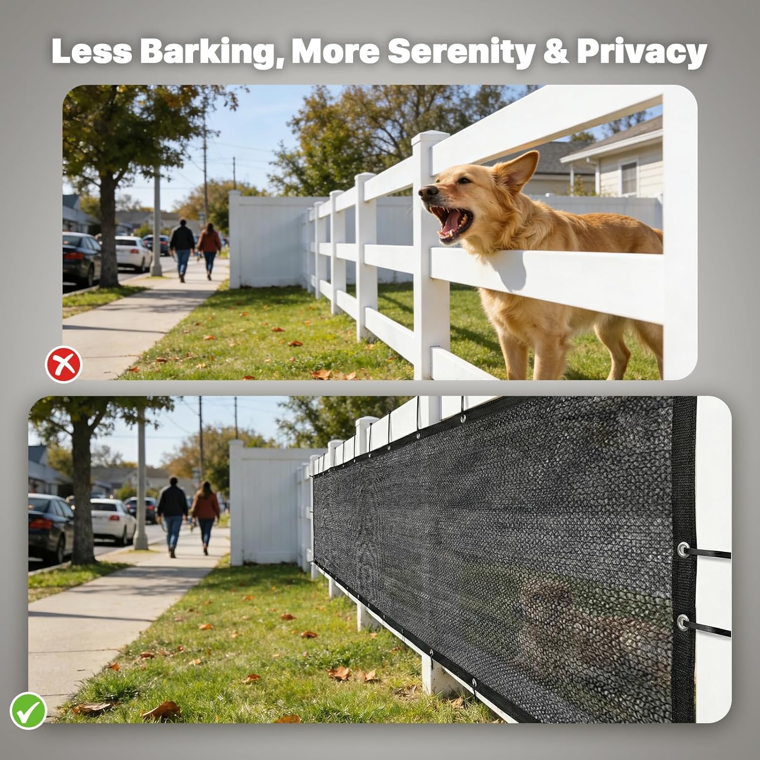 ColourTree0 6' x 1 2' Pet Playpen Sunshade with Grommets, Durable Mesh Tarp for Crate, Patio, Stable,Chicken Coop & Outdoor Privacy Screen (Custom Size)