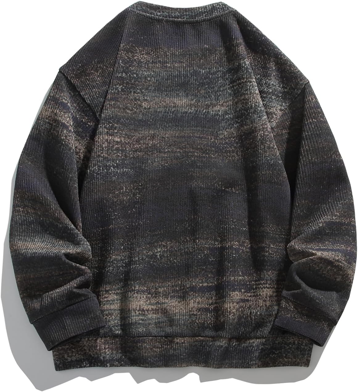 GURUNVANI Men's Gradient Tie Dye Sweatshirt Vintage Loose Fit Crewneck Casual Pullover - Image 4