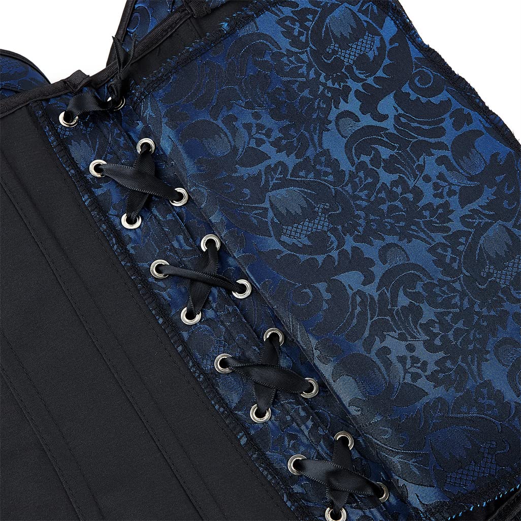 Grebrafan Corsés para Las Mujeres Nupcial Corset Bustiers con Tirantes Talla Grande