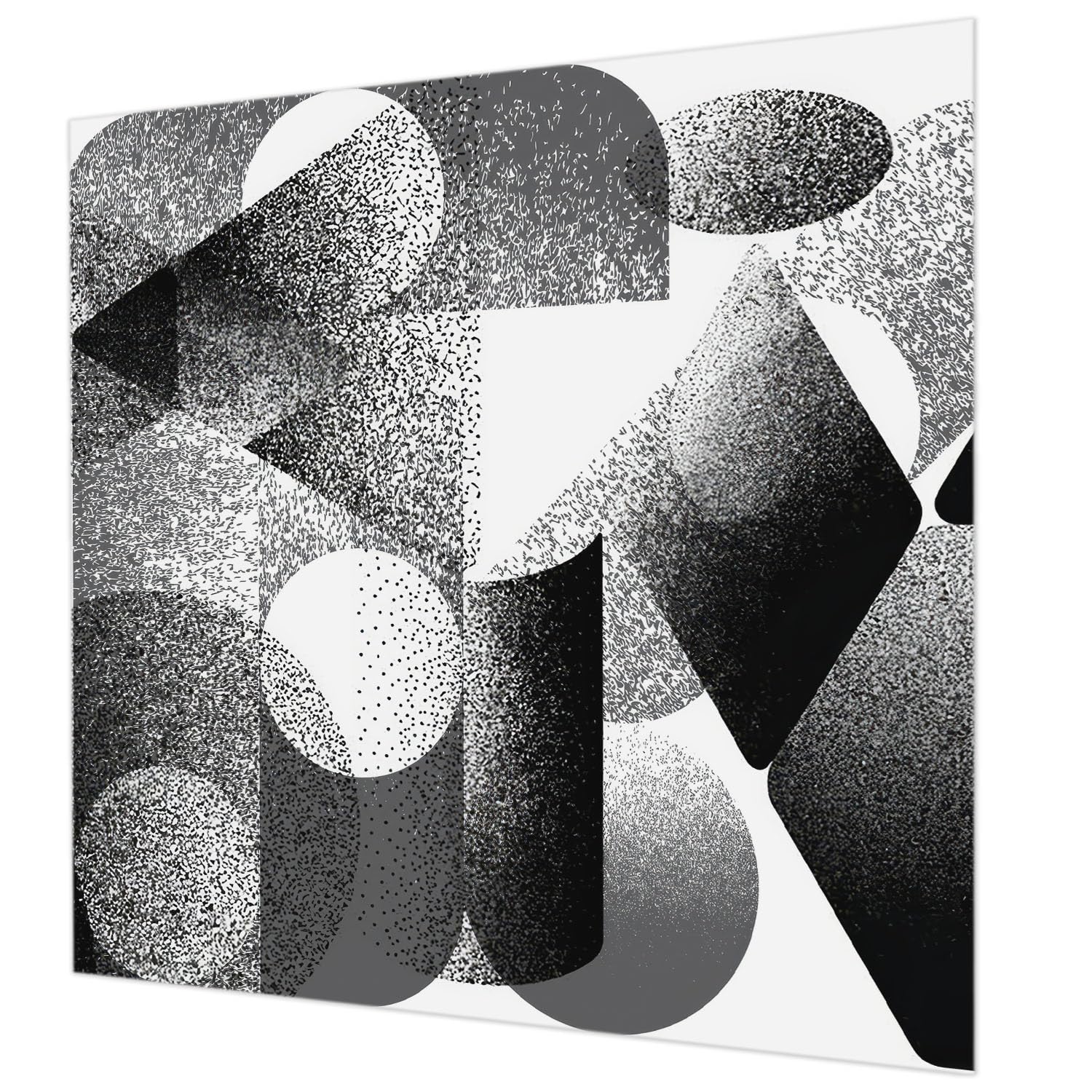 Décor mural géométrique pour chambre et salon moderne Tulup 250x250
