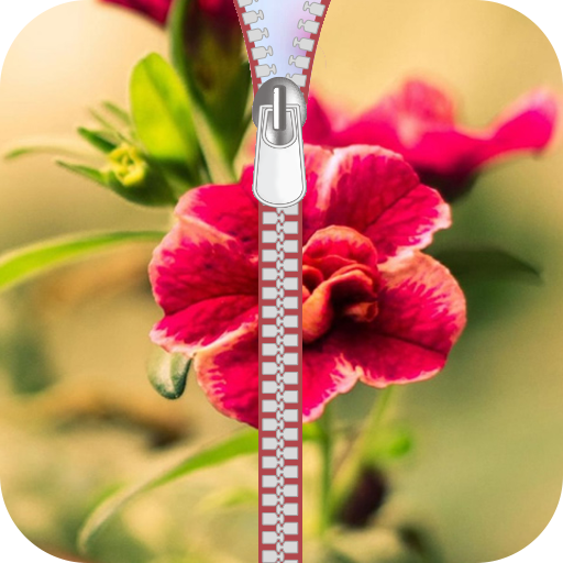 Flower Zipper Screen for Android