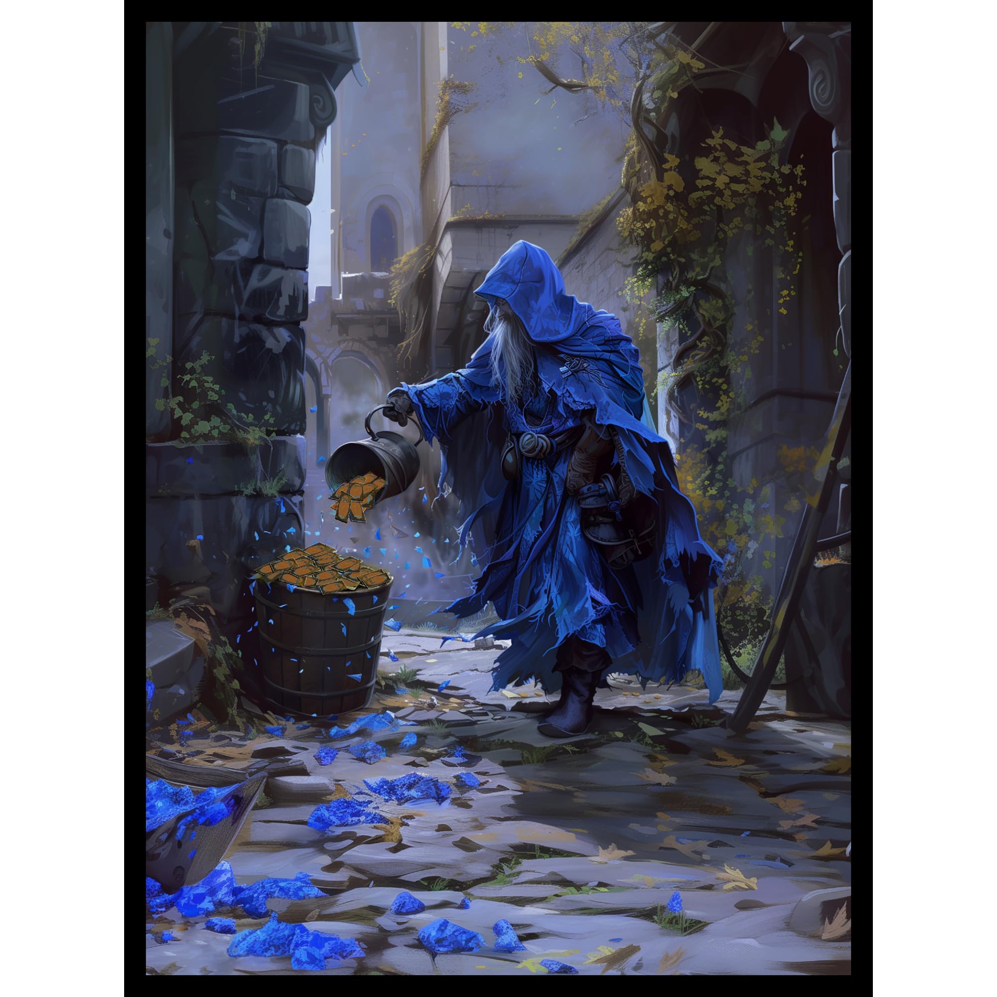 (Mill) - 100ct Matte TCG/MTG Card Art Sleeves by Ai Armor