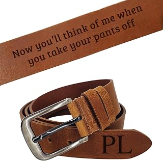 Custom Engraved Leather Belt for Men Personalized Gift for Him Wedding Birthday Present Handmade Genuine Leather Adjustable Strap Stylish Accessory High-End Craftsmanship Unique Keepsake