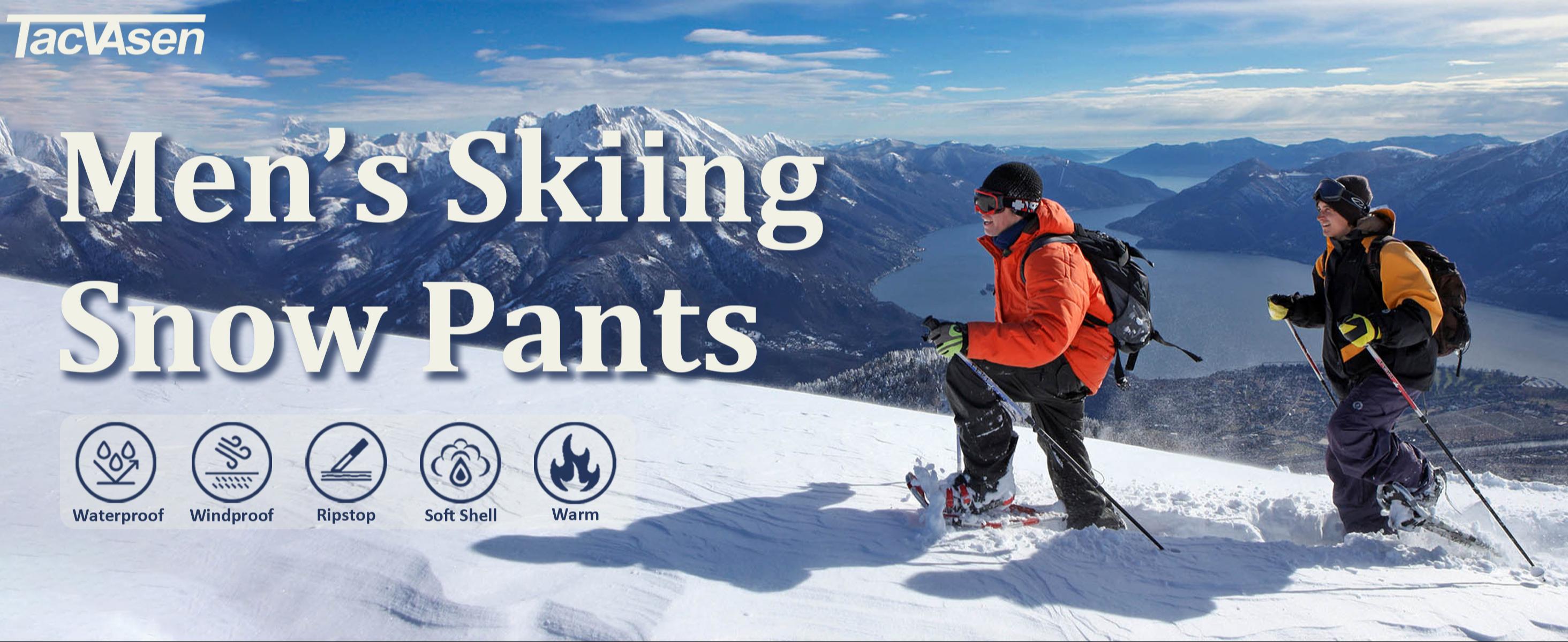 Amazon.com: TACVASEN Hiking Snow Pants Men Waterproof Insulated