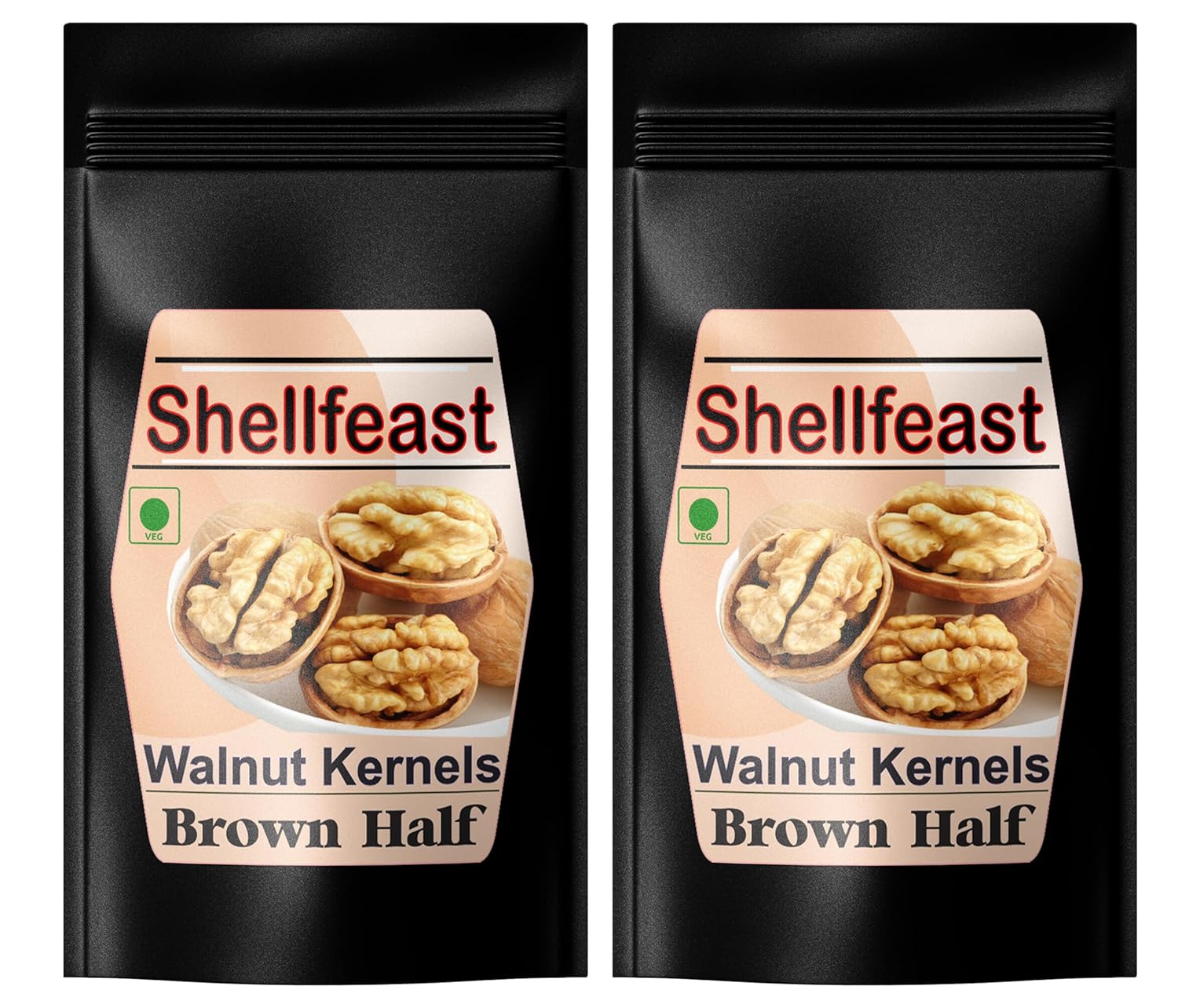 Shelfeast Walnuts Without Shell Brown, Fresh New Crop 1 kg, Walnut
