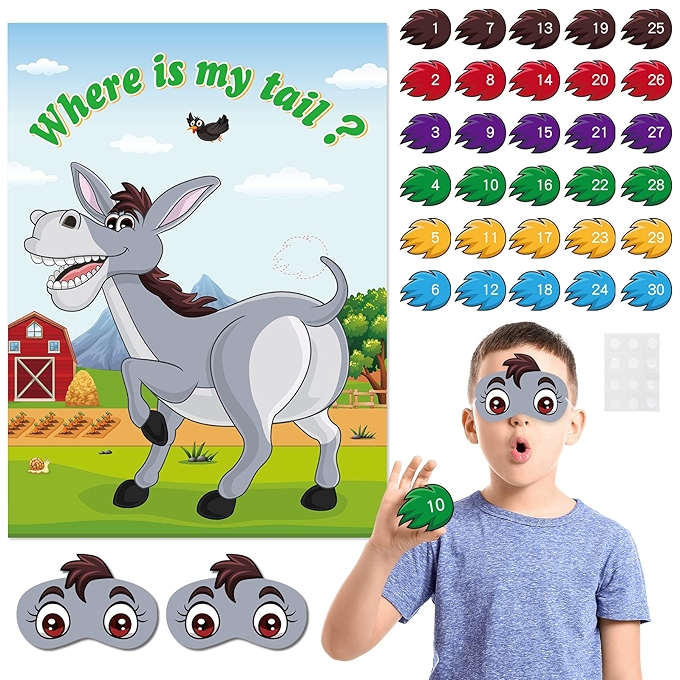NEBURORA 驴子尾巴游戏 - 生日派对、狂欢节派对必备游戏