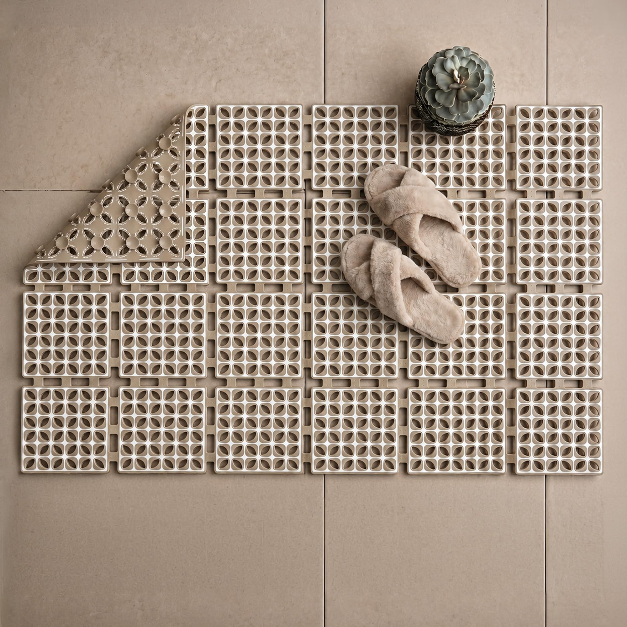 Frido Anti-Slip Bath Mat - Safe & Quick Drying -13