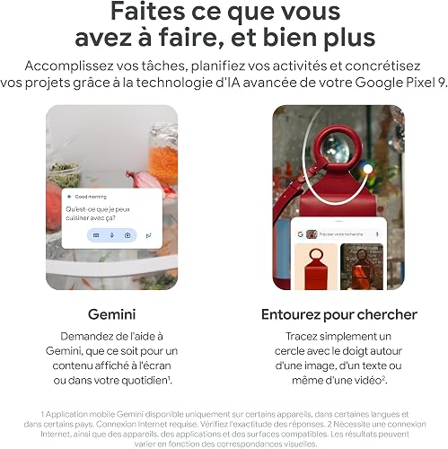 Google Pixel 9 - Unlocked Android Smartphone with Gemini, Advanced Camera, 24-Hour Battery, and 6.3" Actua Display - Porcelain, 128GB - 9