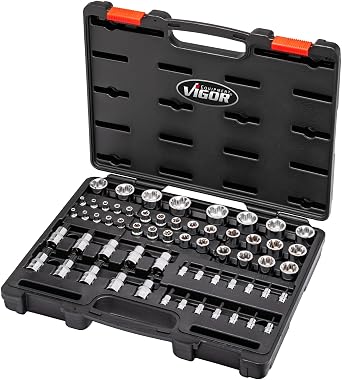 Vigor V7920N T Socket Set, 1/2""