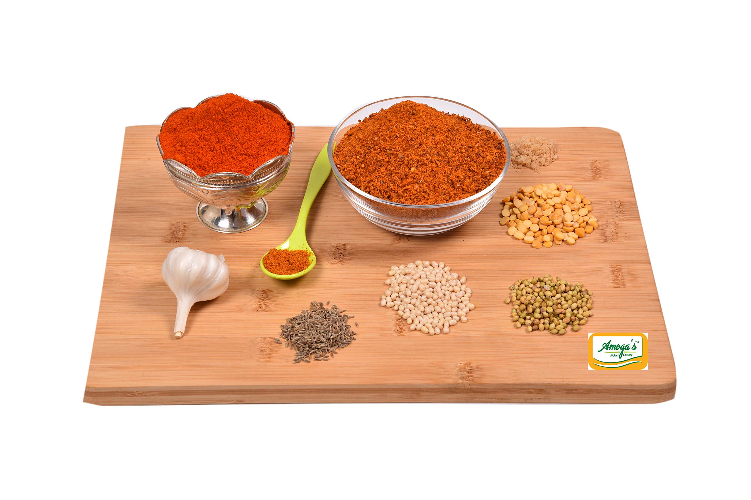 Amoga's Pickles Factory Andhra Style Idli /Dosa Karam Podi ,750gm Pack