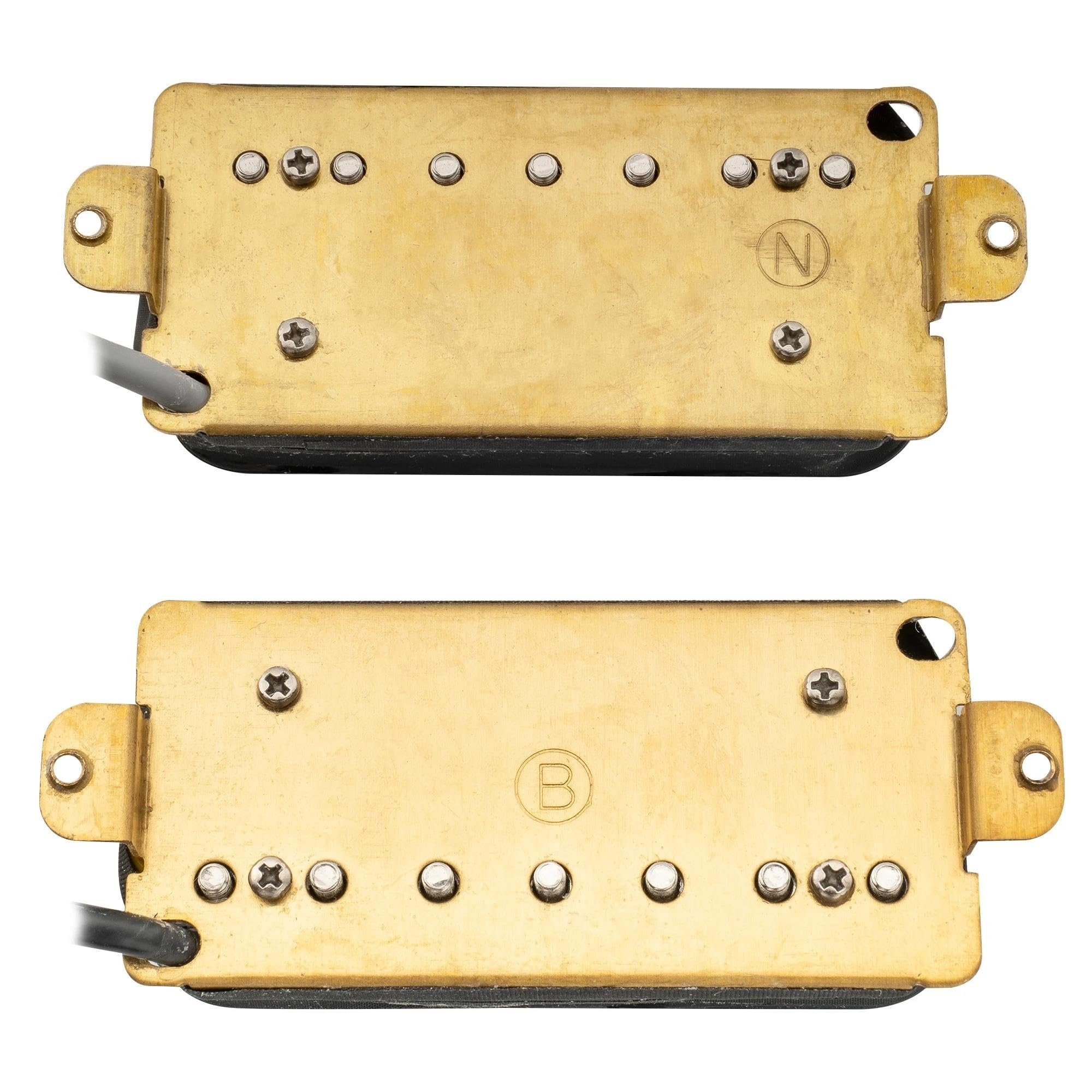 Części Do Gitary Elektrycznej Ceramiczny Przetwornik Humbucker Pod Mostkiem | Klasyczny otwarty styl na 7-strunową gitarę elektryczną, czarny(1 Pc Neck Black)