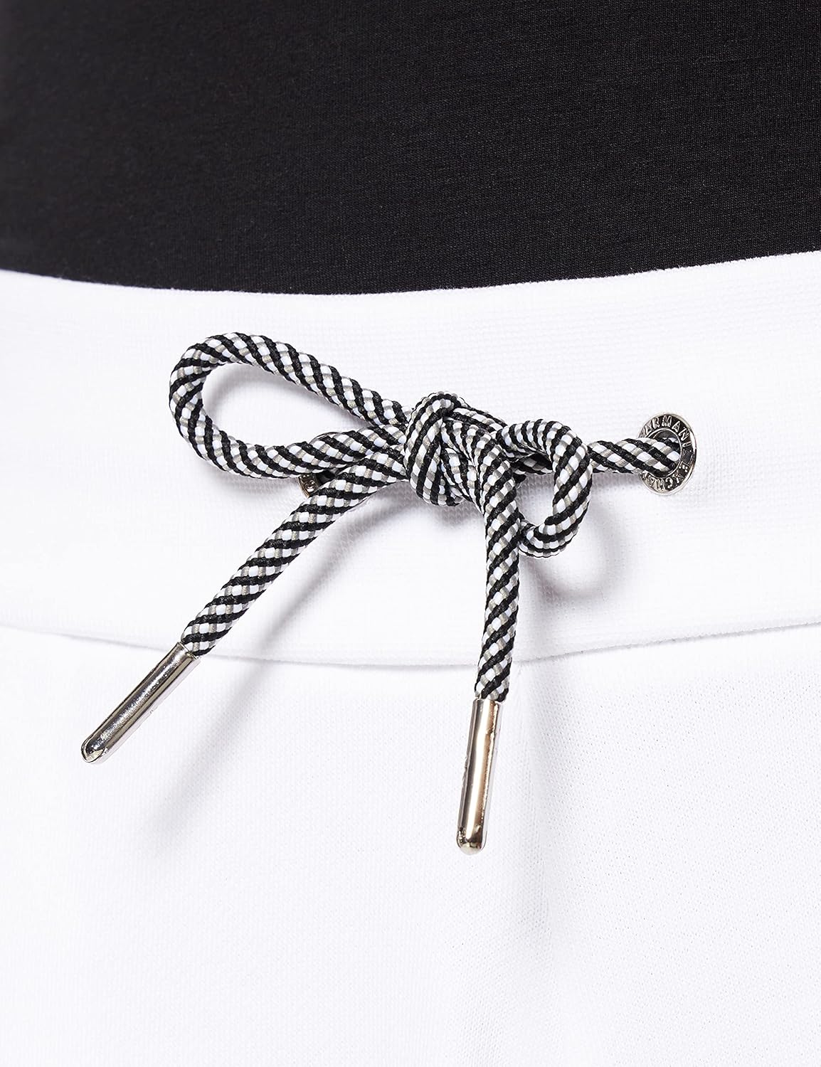 Armani Exchange Womens Organic French Terry Ax Icon Drawstring Joggers - Image 3