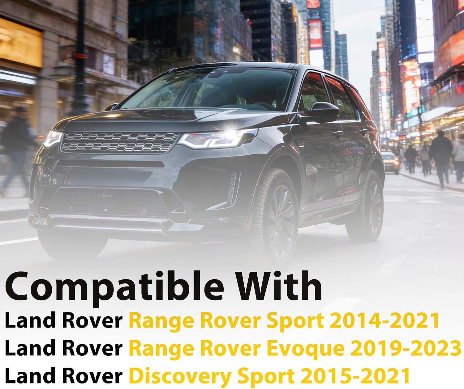 Gear Shift Knob Shifter Kit Compatible with Range Rover Sport 2014-2021, Evoque 2019-2023, Discovery Sport 2015-2021, Replaces#LR117072 T4N35585