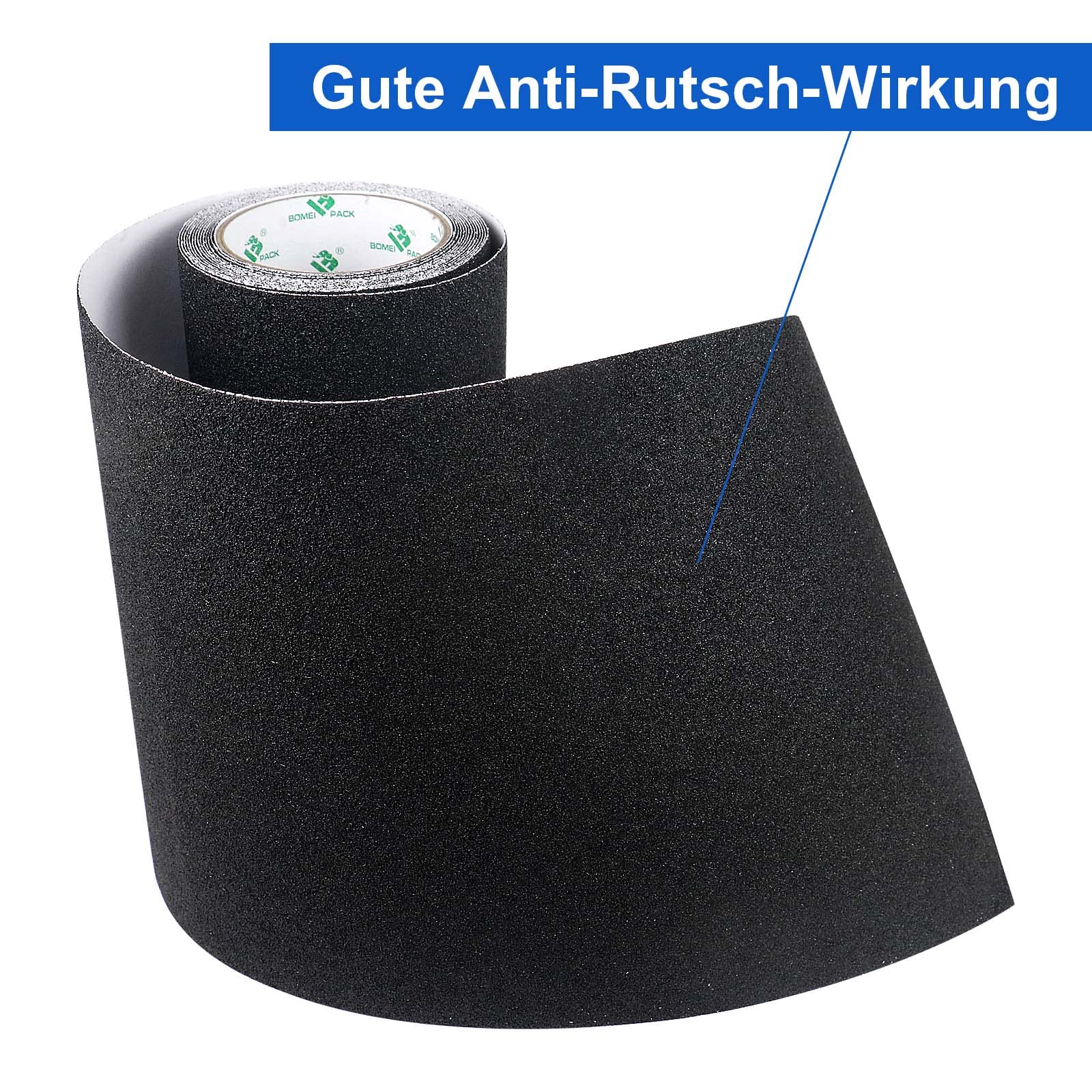 Anti Slip Tape 5 m* 5 cm Skid-proof Zelfklevende Zwarte Roll Skateboard Schuurpapier Tape Heavy Duty Grip Tape voor Trap Stappen