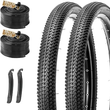 MOHEGIA Mountain Bike Tires - 20/24/26/27.5 Inch Folding MTB Bicycle Tires Replacement,Steel Bead All-Terrain and High-Performance Durable for Off-Road,Street & Trail Adventures