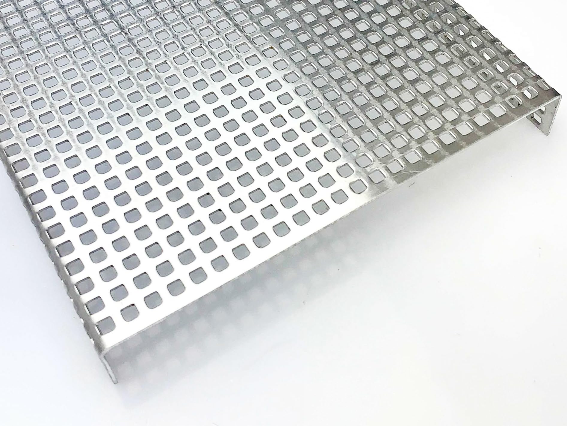 Aluminium 1,5mm dick Terrariumabdeckung mit Kantenschutz Lochblech QG 5-8 Schutzgitter, Größe nach Maß (800mm x 400mm)
