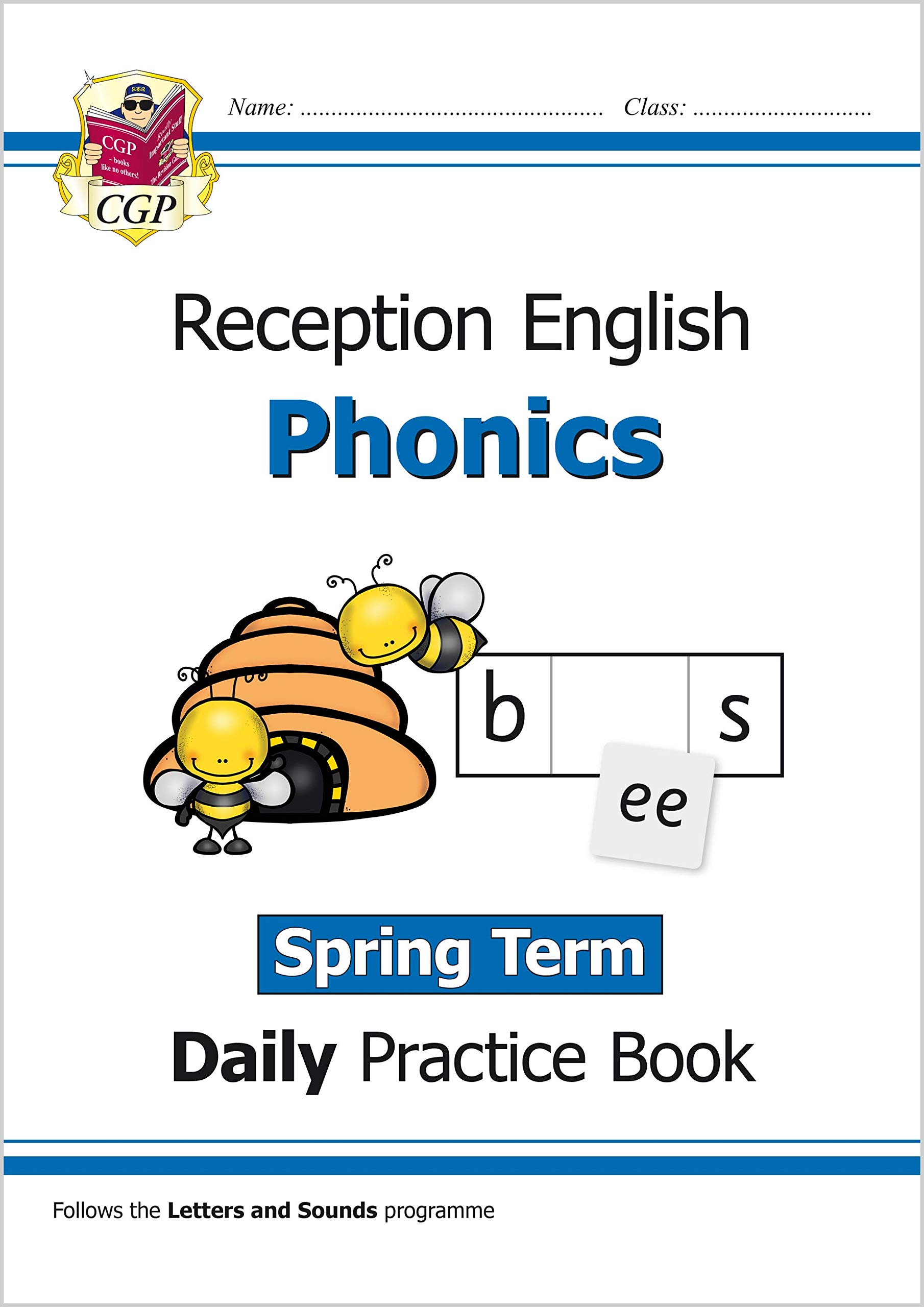 Coordination Group Publications Ltd (CGP) Phonics Daily Practice Book: Reception - Spring Term