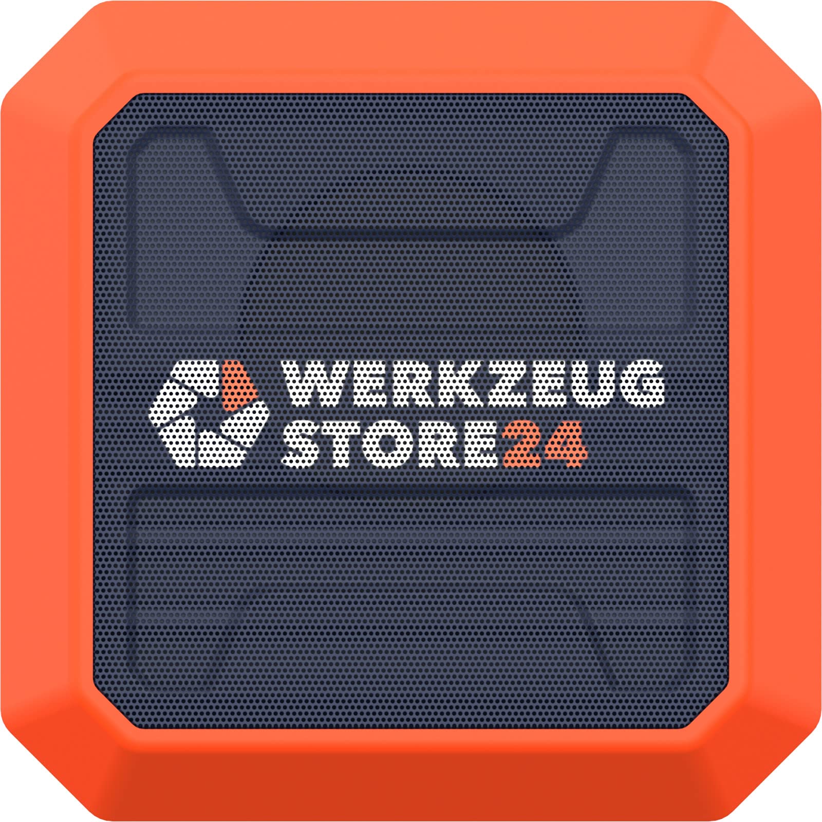 WS24 Kompakter 5W Bluetooth Lautsprecher, Ideal für Werkstatt, Baustelle, Camping und Freizeit, TWS Funktion, IP65, Orange