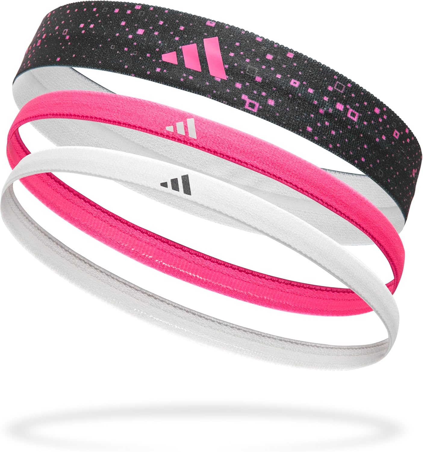 Adidas Hairband Set - Two Thin, One Thick