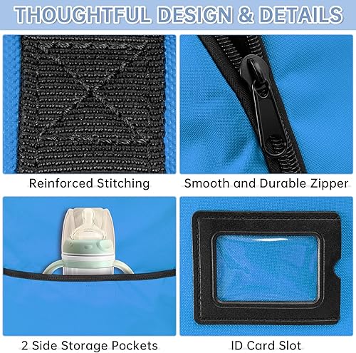 Miniatura 6 de Bolsa de viaje acolchada para asiento de automóvil compatible con Doona, bolsa de viaje para asiento de automóvil infantil, bolsa de viaje plegable