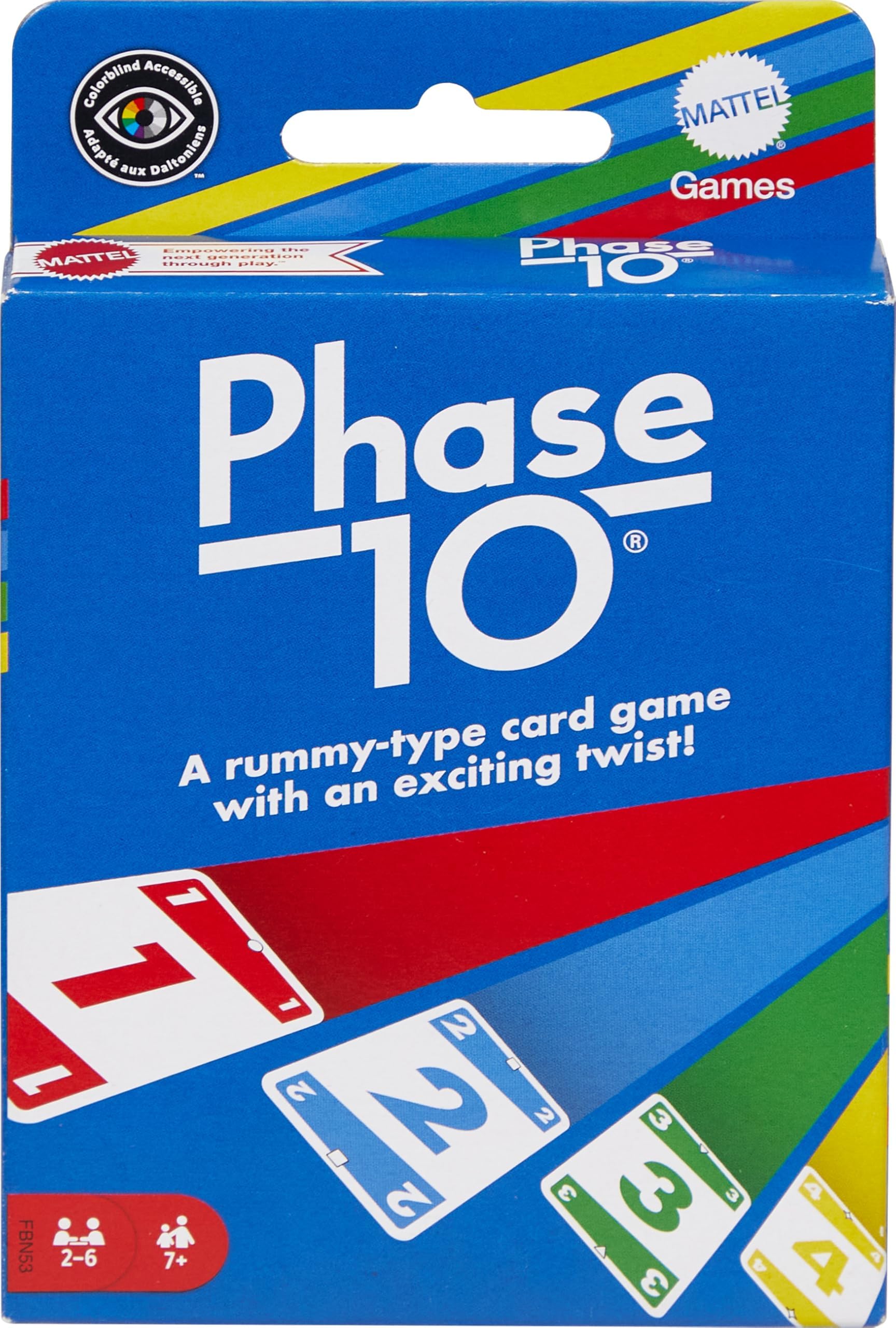 Mattel Games Phase 10 Card