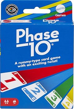 لعبة Mattel Games المرحلة 10 مع 108 بطاقة ، لعبة رائعة للأطفال ، ليلة عائلية أو لعبة الكبار ، الأعمار من 7 سنوات وأكبر