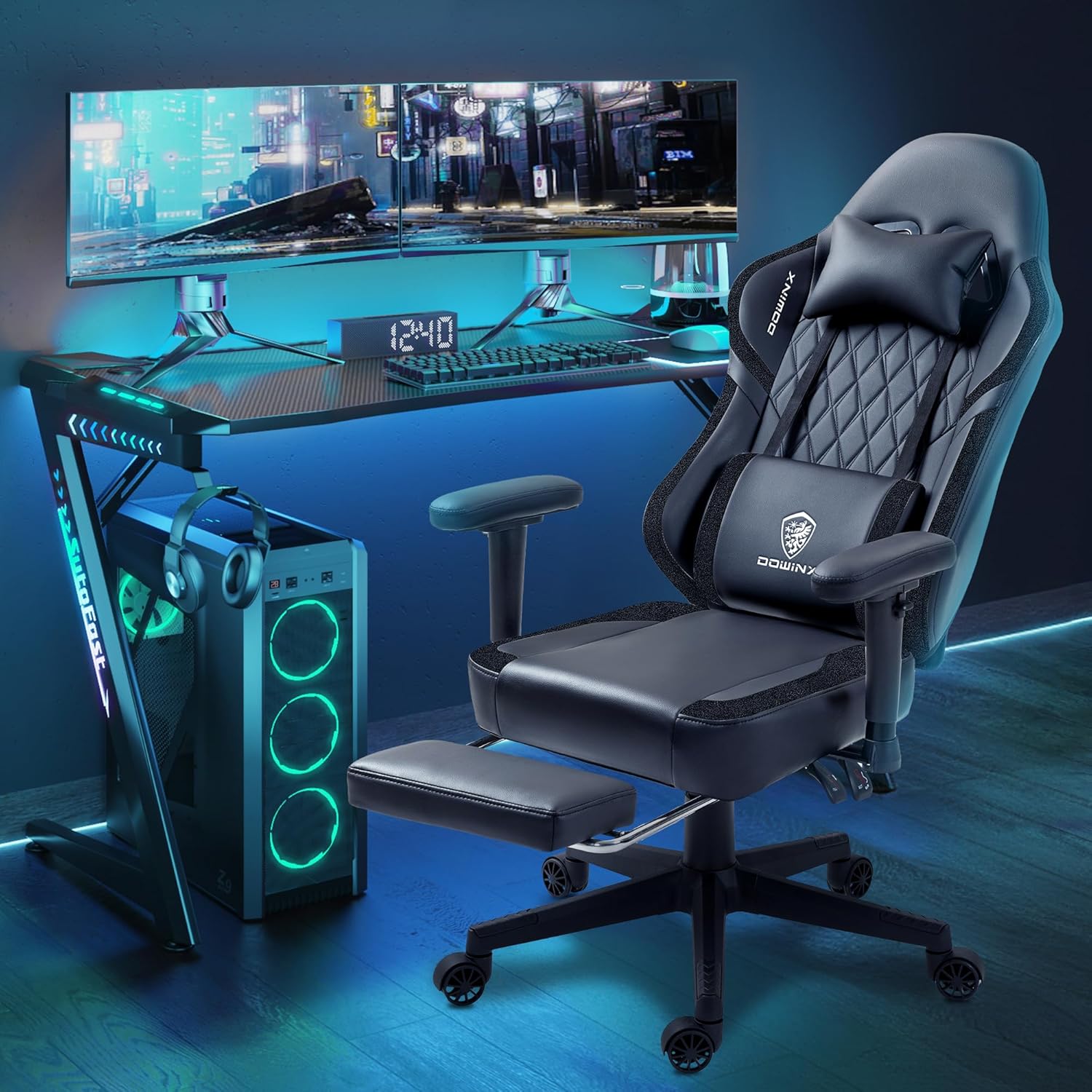 Dowinx LS-66T50EJP Gaming Chair in a gaming setup