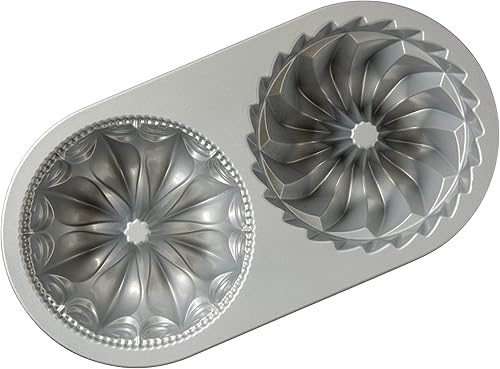 Miniatura 10 de Nordic Ware - Molde de pan Bavaria pro fundido, Dúo, Gris