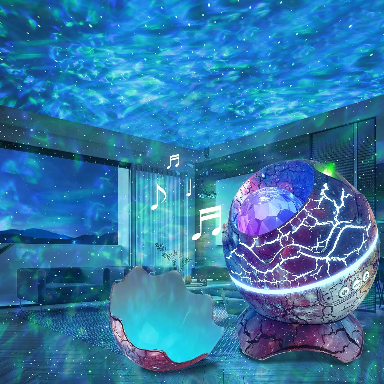 Star Projector Night Light Galaxy Light Projector for Bedroom with White Noise