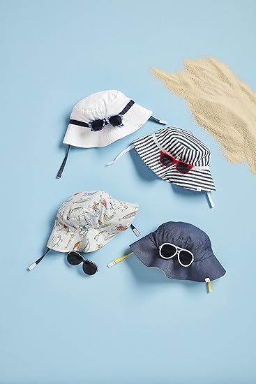 帽子 misha and puff sunhat 0-6m Baby Cotton Starling Sunhat - Parfait – MamaOwl