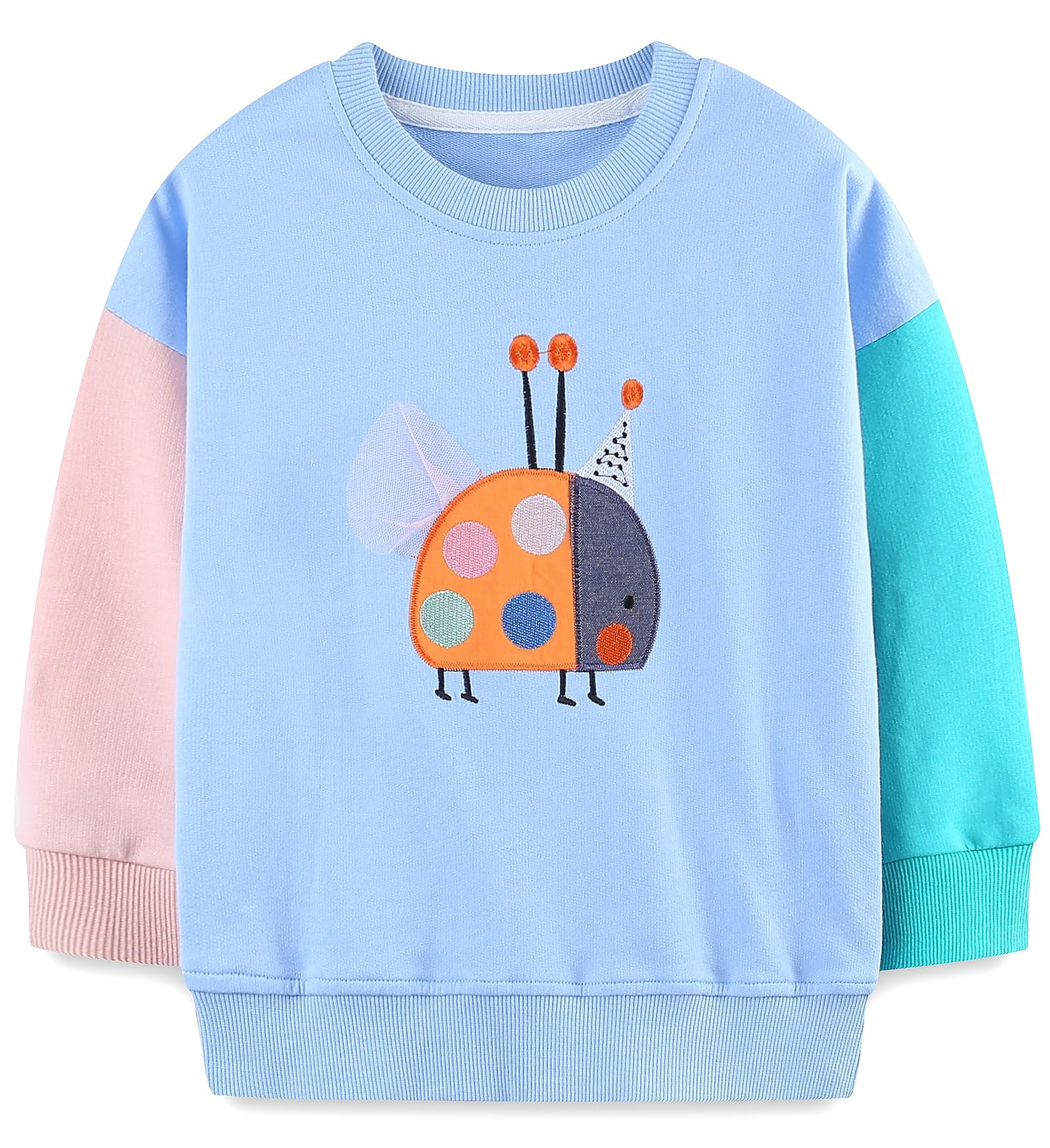 Hongshilian Unisex Kids Cute Cartoon Cotton Sweater Shirt