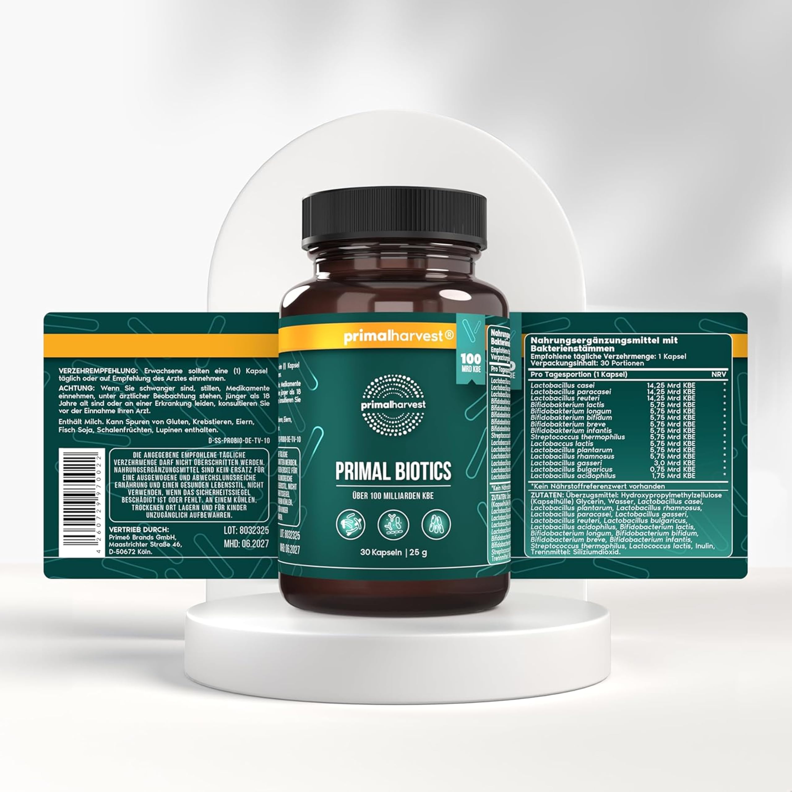 Primal Biotics - Tägliches Supplement, gluten- & sojafrei, vegetarisch