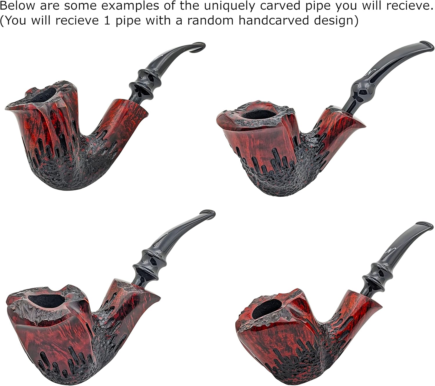 Freehand Rustic 4-3 Tobacco Pipe
