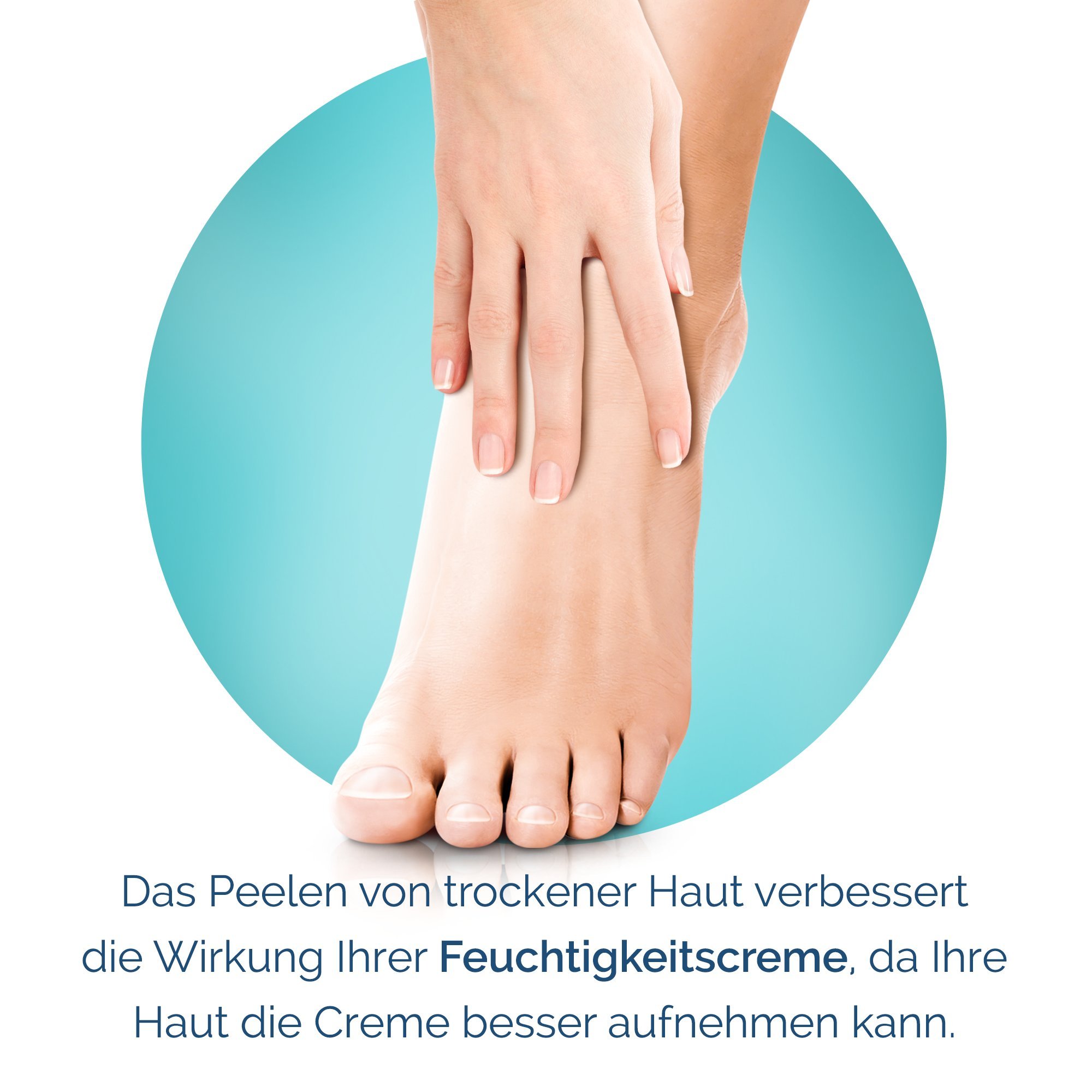 Scholl Velvet Smooth Peelingrolle - Nachfüller für die elektrischen Hornhautentferner von Scholl - Ersatzrolle für trockene und schuppige Haut an den Beinen und Füßen, 2 Stück