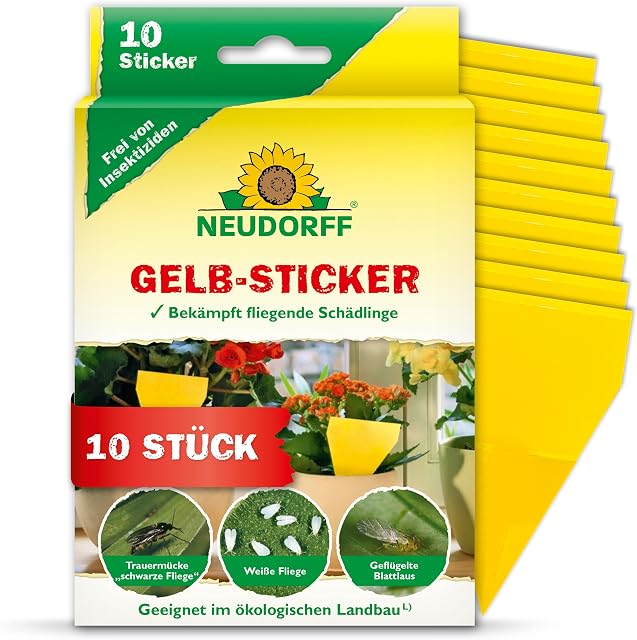Neudorff 33433 Naklejki, Żółty, 10 Sztuk