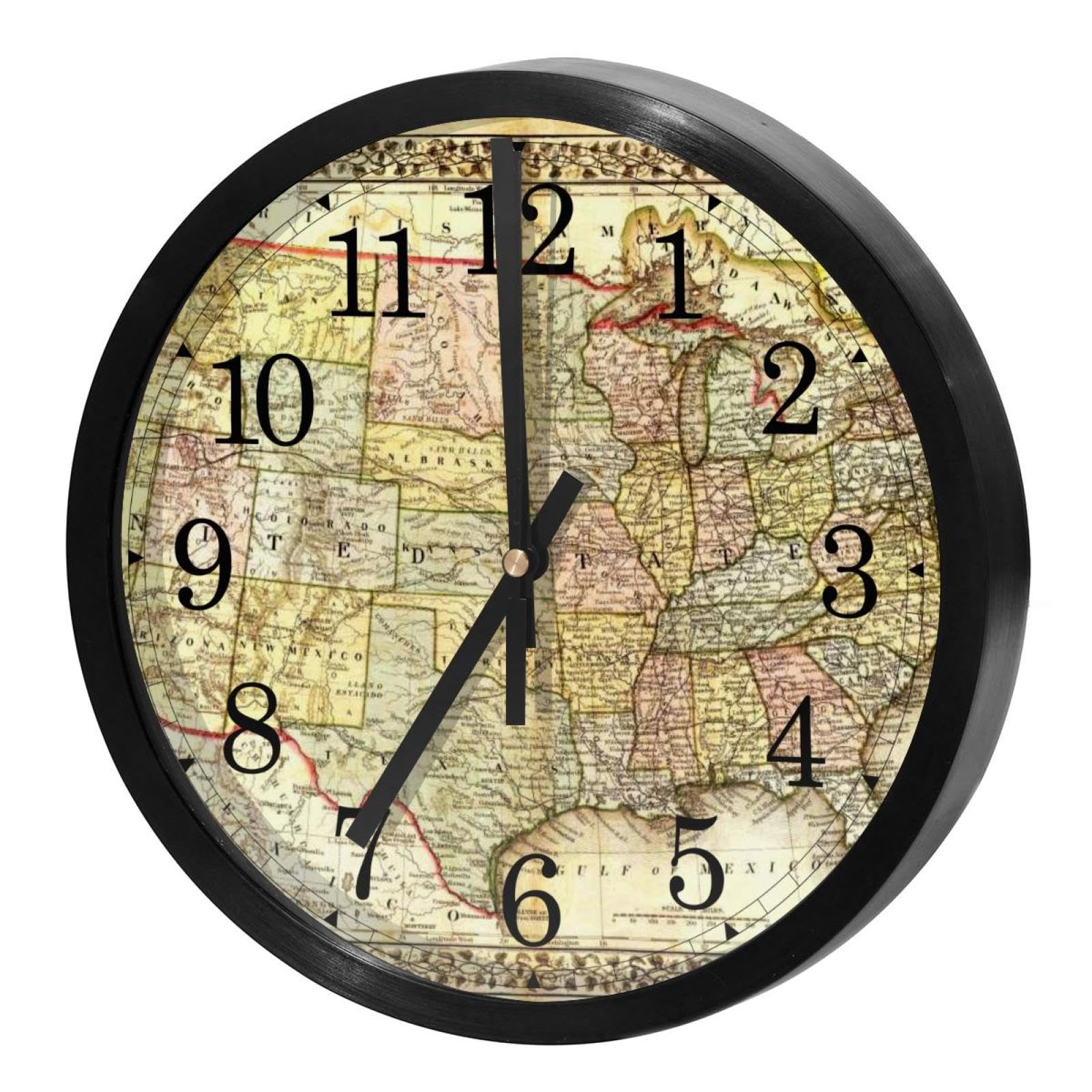 Horloge murale silencieuse sans tic-tac pour l'école et la maison