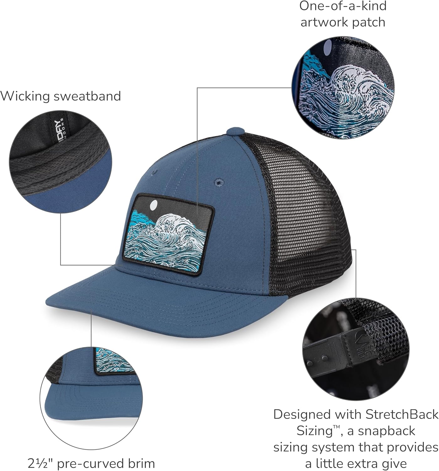 Sunday Afternoons Artist Series Patch Trucker Cap - Image 3