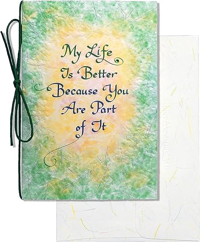 Blue Mountain Arts Tarjeta de agradecimiento: tarjeta de cumpleaños, solo porque pensar en ti o cualquier ocasión para un amigo, familiar o ser